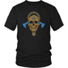 Norse Valknut Skull T-ShirtT-shirtDistrict Unisex ShirtBlackS
