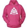 Norse Valknut Triangle Circle HoodieT-shirtUnisex HoodieSangriaS