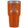 Norse Valknut Triangle Etched Tumbler 30ozTumblersOrange