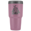 Norse Valknut Viking Ship Etched Tumbler 30ozTumblersLight Purple