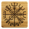 Norse Vegvisir Compass Bamboo Coaster 4piece SetCoastersBamboo Coaster - 4pc