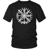 Norse Vegvisir Compass Cotton T-ShirtT-shirtDistrict Unisex ShirtBlackS