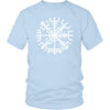 Norse Vegvisir Compass Cotton T-ShirtT-shirtDistrict Unisex ShirtIce BlueS