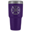 Norse Vegvisir Compass Etched Tumbler 30ozTumblersPurple