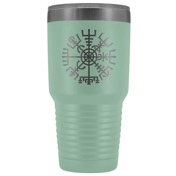 Norse Vegvisir Compass Etched Tumbler 30ozTumblersTeal