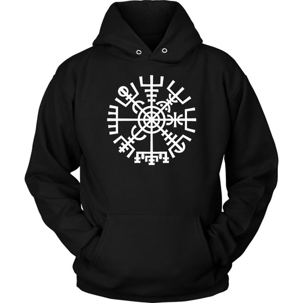 Norse Vegvisir Compass HoodieT-shirtUnisex HoodieBlackS