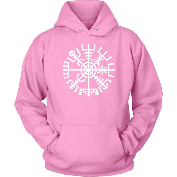 Norse Vegvisir Compass HoodieT-shirtUnisex HoodiePinkS