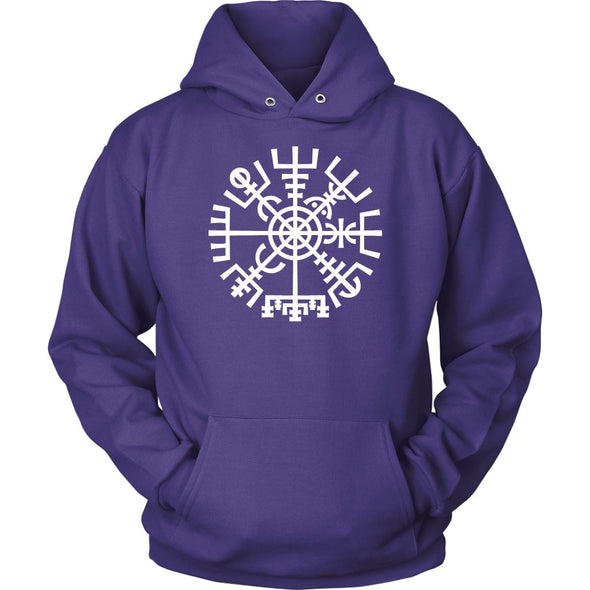 Norse Vegvisir Compass HoodieT-shirtUnisex HoodiePurpleS