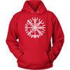 Norse Vegvisir Compass HoodieT-shirtUnisex HoodieRedS