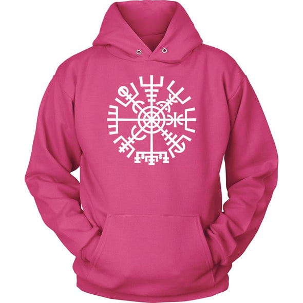 Norse Vegvisir Compass HoodieT-shirtUnisex HoodieSangriaS