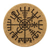 Norse Vegvisir Compass Round Cork Coaster 4piece SetCoastersRound Cork Coaster - 4pc