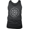 Norse Vegvisir Elder Futhark Runes Mens Tank TopT-shirtDistrict Mens TankCharcoalS