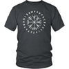 Norse Vegvisir Elder Runes Cotton T-ShirtT-shirtDistrict Unisex ShirtCharcoalS