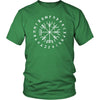 Norse Vegvisir Elder Runes Cotton T-ShirtT-shirtDistrict Unisex ShirtKelly GreenS