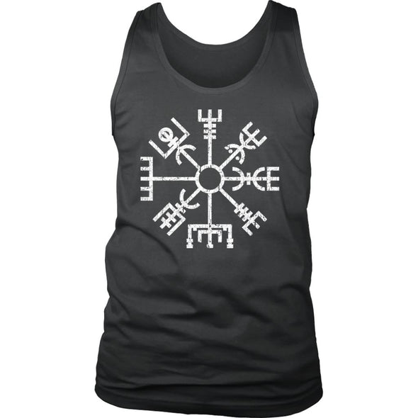 Norse Vegvisir Mens Tank TopT-shirtDistrict Mens TankCharcoalS