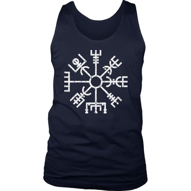 Norse Vegvisir Mens Tank TopT-shirtDistrict Mens TankNavyS