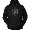 Norse Vegvisir Moons HoodieT-shirtUnisex HoodieBlackS