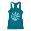 Norse Vegvisir Racerback Tank TopT-shirtNext Level Racerback TankTurquoiseXS