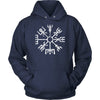 Norse Vegvisir Viking Compass HoodieT-shirtUnisex HoodieNavyS