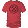 Norse Vegvisir Viking Compass Knotwork T-ShirtT-shirtDistrict Unisex ShirtHeather RedS