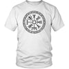 Norse Vegvisir Viking Compass Knotwork T-ShirtT-shirtDistrict Unisex ShirtWhiteS