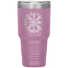 Norse Vegvisir Viking Compass Wayfinder Etched Tumbler 30ozTumblersLight Purple