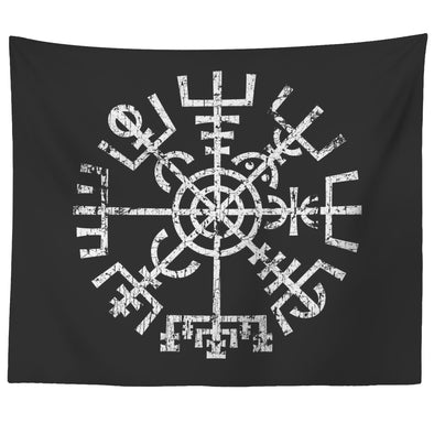 Norse Vegvisir Wayfinder TapestryTapestries60" x 50"