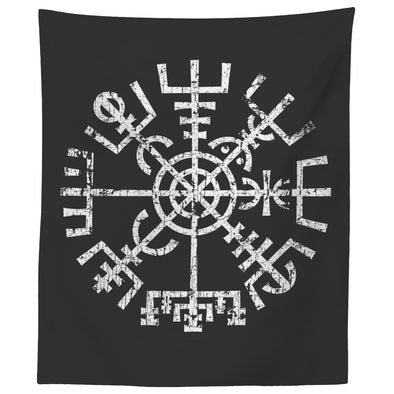 Norse Vegvisir Wayfinder Wall TapestryTapestries60" x 50"