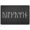 Norse Viking Age Welcome Runes DoormatDoormatBlack