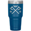 Norse Viking Axes Knotwork Tumbler 30ozTumblersBlue