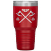 Norse Viking Axes Knotwork Tumbler 30ozTumblersRed