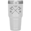 Norse Viking Axes Knotwork Tumbler 30ozTumblersWhite