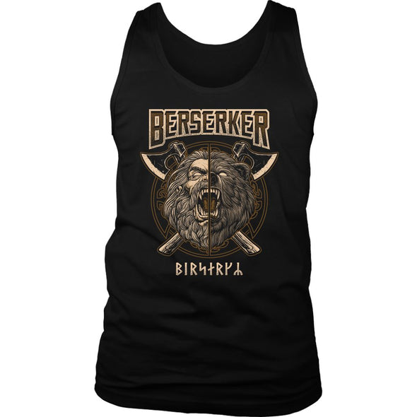 Norse Viking Berserker Mens Tank TopT-shirtDistrict Mens TankBlackS