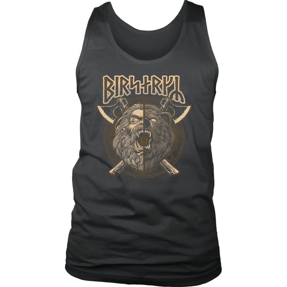 Norse Viking Berserker Runes Mens Tank TopT-shirtDistrict Mens TankCharcoalS