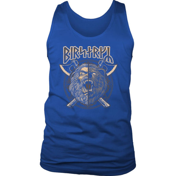 Norse Viking Berserker Runes Mens Tank TopT-shirtDistrict Mens TankRoyal BlueS