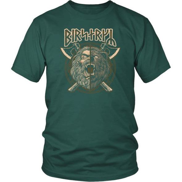 Norse Viking Berserker Runes T-ShirtT-shirtDistrict Unisex ShirtDark GreenS