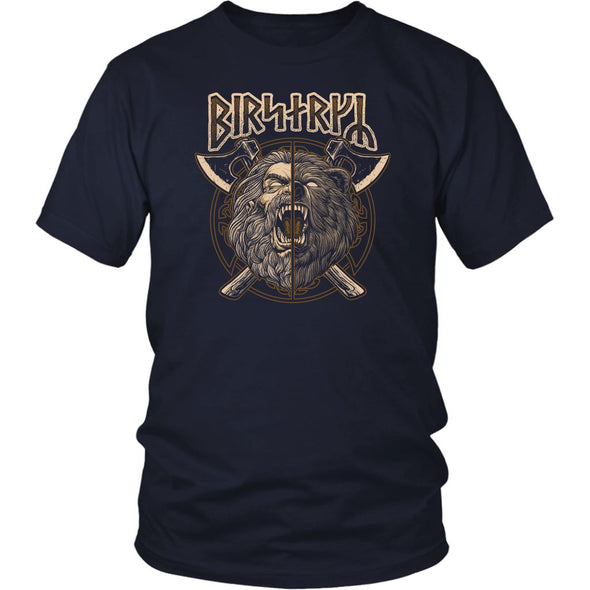 Norse Viking Berserker Runes T-ShirtT-shirtDistrict Unisex ShirtNavyS