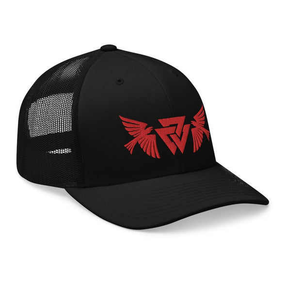 Norse Viking Raven Valknut Trucker Cap