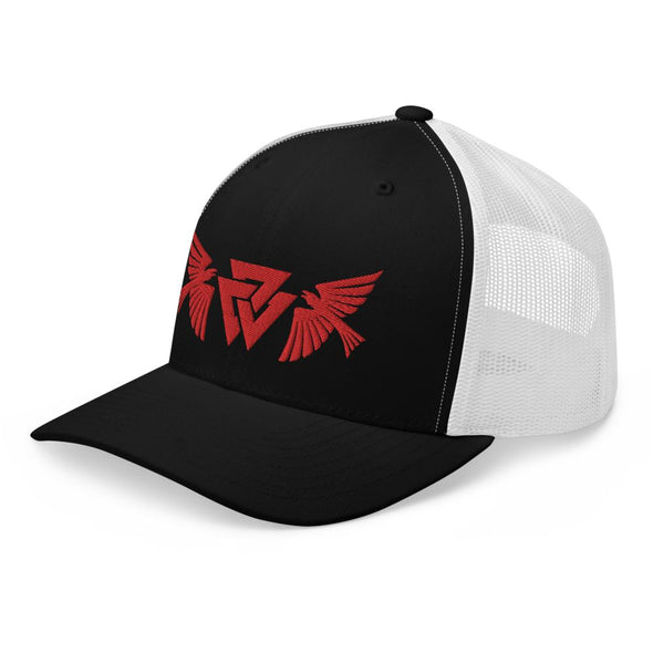 Norse Viking Raven Valknut Trucker Cap