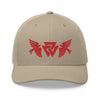 Norse Viking Raven Valknut Trucker CapKhaki