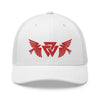 Norse Viking Raven Valknut Trucker CapWhite