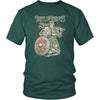 Norse Viking Shield Maiden T-ShirtT-shirtDistrict Unisex ShirtDark GreenS