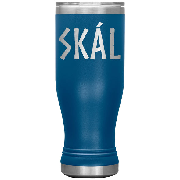 Norse Viking Skál Cheers Etched Tumbler 20ozTumblersBlue