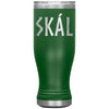 Norse Viking Skál Cheers Etched Tumbler 20ozTumblersGreen