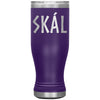 Norse Viking Skál Cheers Etched Tumbler 20ozTumblersPurple