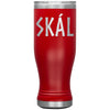 Norse Viking Skál Cheers Etched Tumbler 20ozTumblersRed