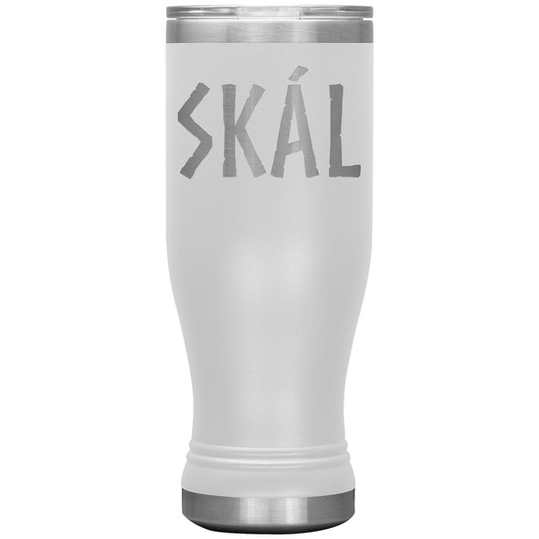 Norse Viking Skál Cheers Etched Tumbler 20ozTumblersWhite