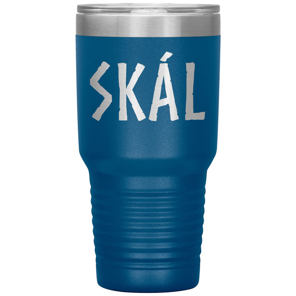 Norse Viking Skál Etched Tumbler 30ozTumblersBlue