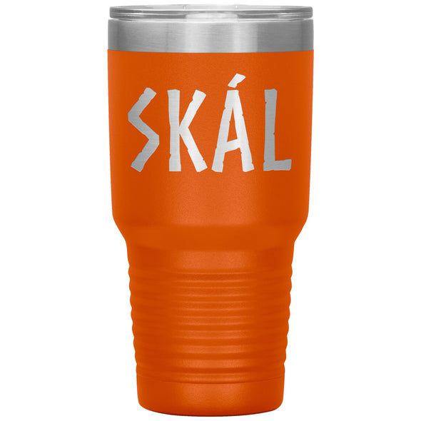 Norse Viking Skál Etched Tumbler 30ozTumblersOrange