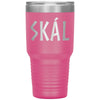 Norse Viking Skál Etched Tumbler 30ozTumblersPink